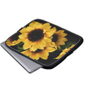 Sonnenblume-Elektronik-Tasche Laptopschutzhülle (Vorne Knopf)