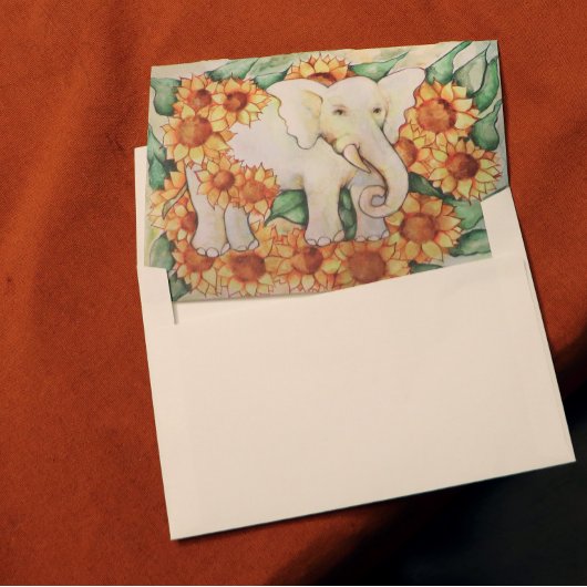 Sonnenblume Elephant Poster