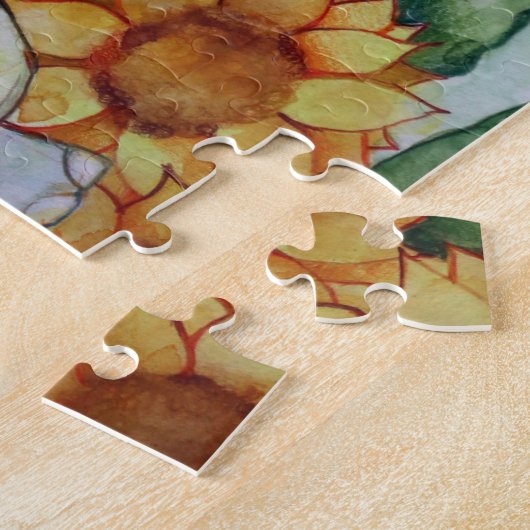 Sonnenblume Elephant Puzzle (Seite)
