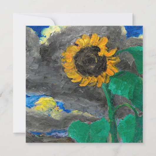 Sonnenblume | Emil Nolde | (Vorderseite)