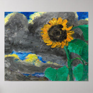 Sonnenblume   Emil Nolde   Poster