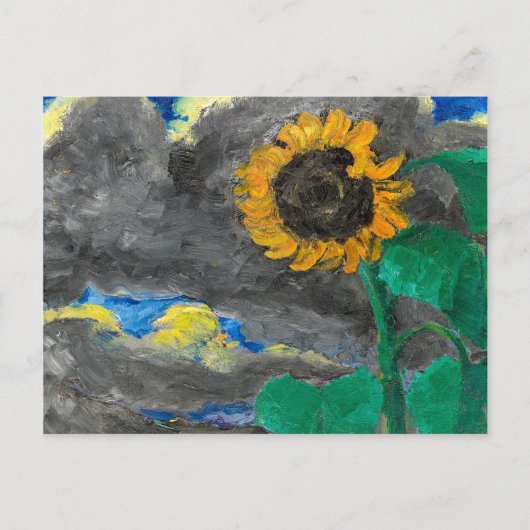 Sonnenblume | Emil Nolde | Postkarte (Vorderseite)