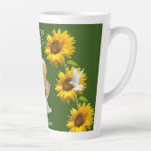 Sonnenblume Engel Floral Latte Tasse (Rechts)