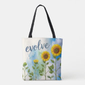 Sonnenblume entwickeln tasche (Rückseite)