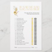 Sonnenblume Er sagte, sie sagte Boho Brautparty Ga (Vorderseite)