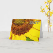 Sonnenblume erhalten wohle Karte (Gelbe Blume)