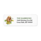 Sonnenblume Eukalyptus Buff Cocker Spaniel (Vorne)