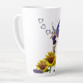 Sonnenblume Fairy Latte Tasse (Linke Ecke)