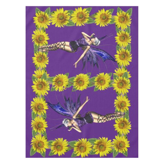 Sonnenblume Fairy Tablecloth Tischdecke (Vorderseite)