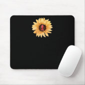Sonnenblume FAITH Burgundy Ribbon Brain Aneurysm A Mousepad (Mit Mouse)