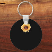 Sonnenblume FAITH Burgundy Ribbon Brain Aneurysm A Schlüsselanhänger (Vorderseite)