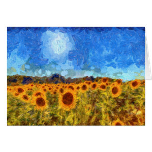 Sonnenblume fängt Van Gogh auf