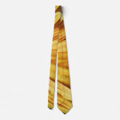 Sonnenblume Farbe Gelb braun Männer Nackenbinde Krawatte (Rückseite)