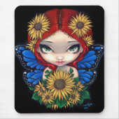 "Sonnenblume-Fee" Mousepad (Vorne)