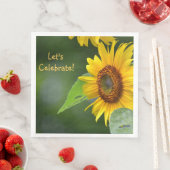Sonnenblume feiern serviette (Beispiel)