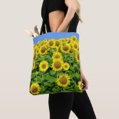 Sonnenblume-Felder Tasche (Von Nahem)
