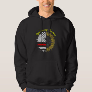 Sonnenblume Fireman American Sunshine Red Line Her Hoodie