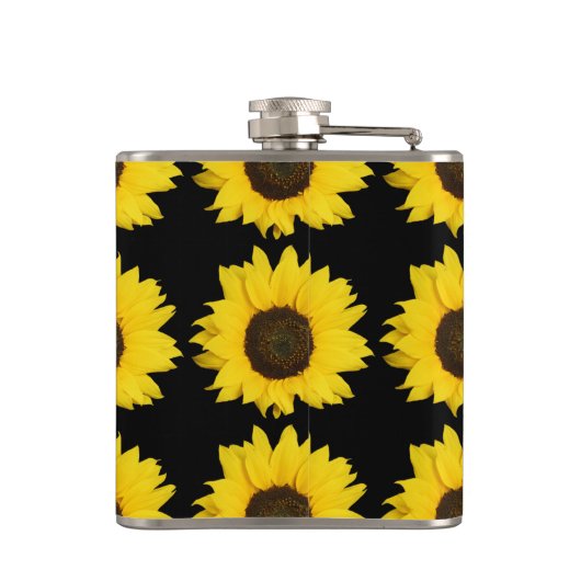 Sonnenblume Flachmann (Rückseite)