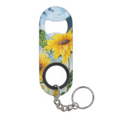 Sonnenblume Flaschenöffner (Rückseite)