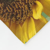 Sonnenblume Fleece Blanket (Ecke)