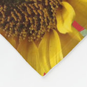 Sonnenblume Fleece Blanket (Ecke)