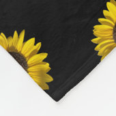 Sonnenblume Fleece Blanket (Ecke)