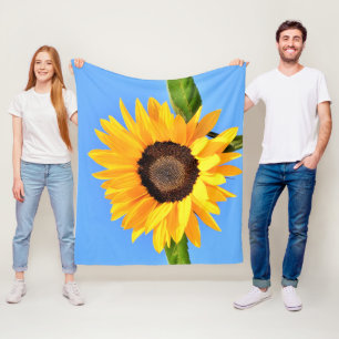 Sonnenblume Fleece Blanket