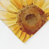 Sonnenblume Fleece Blanket (Ecke)