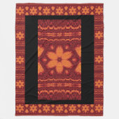 Sonnenblume Fleecedecke (Vorderseite)