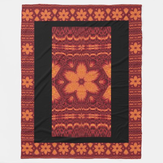 Sonnenblume Fleecedecke (Vorderseite)