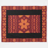 Sonnenblume Fleecedecke (Vorderseite (Horizontal))