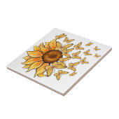 Sonnenblume Fliese (Seite)