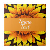 Sonnenblume Fliese (Vorderseite)