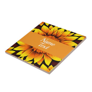 Sonnenblume Fliese