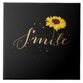 Sonnenblume Fliese (Vorderseite)