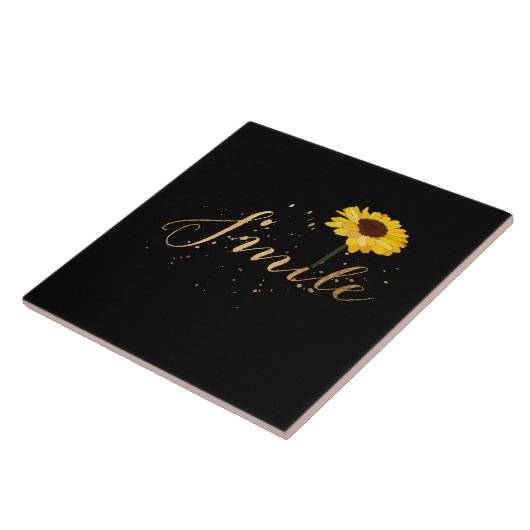 Sonnenblume Fliese (Seite)