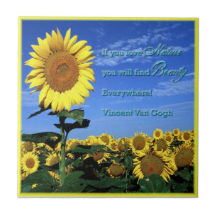 Sonnenblume-Fliese Fliese