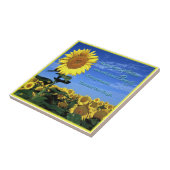 Sonnenblume-Fliese Fliese (Seite)