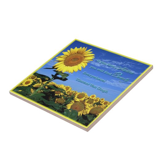 Sonnenblume-Fliese Fliese (Seite)