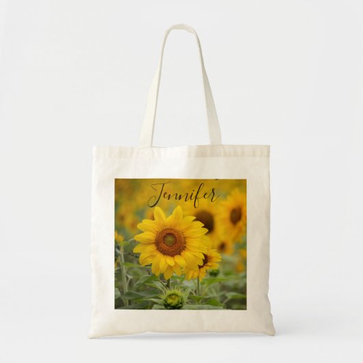 Sonnenblume floral tragetasche (Vorne)