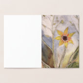 Sonnenblume Folienkarte (Innenseite)