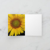 SONNENBLUME FOTO DANKEN SIE KARTE (Innenseite)