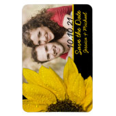 Sonnenblume-Foto, das Save the Date Magneten Magnet (Vertikal)
