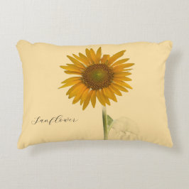 Sonnenblume Foto Pilow Dekokissen