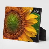 Sonnenblume Fotoplatte (Seite)