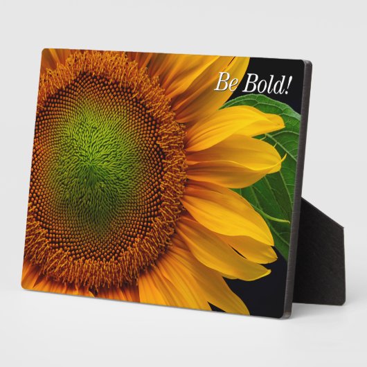 Sonnenblume Fotoplatte (Seite)