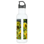 Sonnenblume Freiheit Trinkflasche (Rückseite)