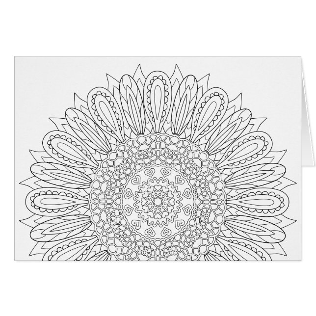 Sonnenblume-Freuden-Farbe der OrnaMENTALs-#0025 (Vorderseite (Horizontal))