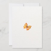 Sonnenblume Frühling Blumendusche Danke (Rückseite)