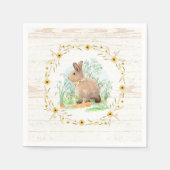 Sonnenblume Frühlingshändlergarten Serviette (Vorderseite)